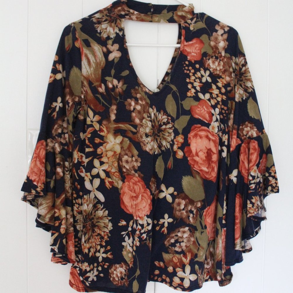 MTS Floral Blouse